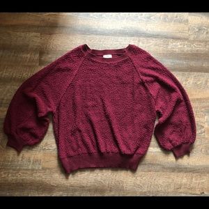 Burgundy Sweater